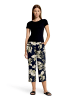 Betty Barclay Schlupfhose mit Bundfalten in Dark Blue/Green