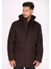 DreiMaster Herren Winterjacke in Dunkelbraun