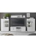 Furn.Design Wohnwand 4-teilig weiß matt, Wohnkombination 320 x 170 cm mit Soft-Close