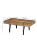 HOMCOM Couchtisch-105L x 60B x 42H cm-Naturholz