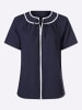 Sieh an! Schlupfbluse in marine