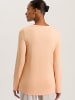 Hanro Longsleeve Sleep & Lounge in peach nougat