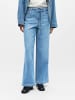Object Wide Leg Jeans in Light Blue Denim