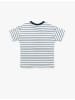 KOTON TSHIRT SS in Ekru Gestreift