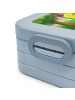 Mr. & Mrs. Panda Snack Box Avocado Geburtstag Design ohne Spruch in Blau Pastell
