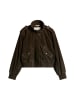 Marc O'Polo Lederblouson regular in Burnt Coffee