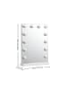 Tphecda Hollywood Schminkspiegel 12 LED in Weiß 46x58x12.5 cm