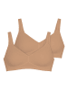 Nina von C. 2er Pack Soft BH in caramel
