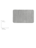 Wenko Badteppich Memory Foam Stripes, Light Grey, Badteppich Mod. Stripes Memory Foam, Light Grey in Grau