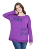 Ulla Popken Sweatshirt in lila