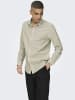 Only&Sons Knopfleisten Langarmshirt für Herren in beige