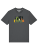 wat? Apparel T-Shirt Happy Camper in Grau