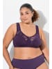 Ulla Popken Entlastungs-BH in aubergine