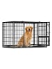 Feandrea Tiertransportbox Dack in Schwarz - (B)122 x (H)80.5 x (T)75.5 cm