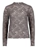 CARTOON Langarm-Shirt mit Kragen in Charcoal Gray
