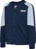 Hummel Kinder Trainingsjacke "Hmlmini Loose Block Zip Jacket" in Blau