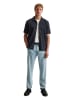 Marc O'Polo DfC Seersucker-Jerseyshirt regular in Dark Navy