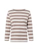 Marie Lund Shirt in ecru taupe - 0001