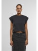 Urban Classics Cropped Tee in black