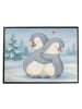 Mr. & Mrs. Panda Schreibunterlage Pinguine Kuscheln Design ohne ... in Weiß