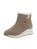 remonte Stiefelette Keil-Stiefelette in beige