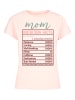 F4NT4STIC Box Tee Muttertag Mama Nährwerte Lustig in pink
