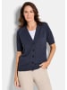 GOLDNER Damen Cardigan in Pink, Halbarm in marine