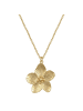 Noelani Kette mit Anhänger Edelstahl, IP gold in gold