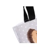Mr. & Mrs. Panda Tasche Igel Liebe ohne Spruch in Grau Pastell