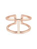 Elli Ring 925 Sterling Silber Geo in Rosegold