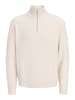 Jack & Jones Gestricktes Polo in Sea Salt