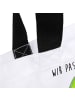 Mr. & Mrs. Panda Strandtasche Avocado Toast mit Spruch in Weiß