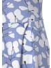 Beach Time Sommerkleid in blau-creme bedruckt
