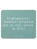 Mr. & Mrs. Panda PC Mauspad Spruch Programmierer Kaffeeheld mit ... in Meeresbrise