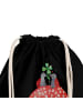 Mr. & Mrs. Panda Rucksack-Beutel Marienkäfer Fliegenpilz mit Spruch in Schwarz