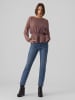 Vero Moda Top mit Schößchen in Rose Taupe