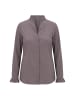 Ulla Popken Bluse in dunkles taupe