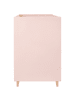 Beliani 4-tlg Hochbett CHOCQUES in Rosa/Braun