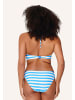 Linga Dore padded bikiniset Triangle in Ortensia blue stripe