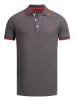 Alessandro Salvarini A. Salvarini Herren Polo Shirts AS316 in Dunkelgrau