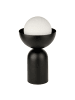 Osram Decor Bowl Tischleuchte E14 Schwarz Glas 200mm