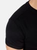 Tazzio T-Shirt Rundhals "E105" - Regular Fit- in Schwarz