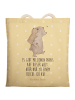 Mr. & Mrs. Panda shopping bag Papa Bär mit Spruch in Gelb Pastell