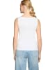Zero  Basic Shirt mit U-Boot-Ausschnitt in Brilliant White