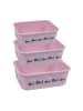 AWAVE Aufbewahrungsdosen-Set aus rPET, 3-tlg., rosé in Rosé