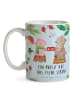 Mr. & Mrs. Panda Henkeltasse Glühschwein Sause mit Spruch in Weiß