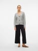 Vero Moda Strickjacke in Light Grey Melange