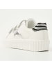 British Knights Sneaker Bliss velcro in weiss/silberfarben/zebra