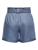 ONLY Shorts Bermudas Jeans-Shorts Seitentaschen Gürtel in Blau-3