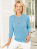 WITT WEIDEN Ajour-Pullover in aqua